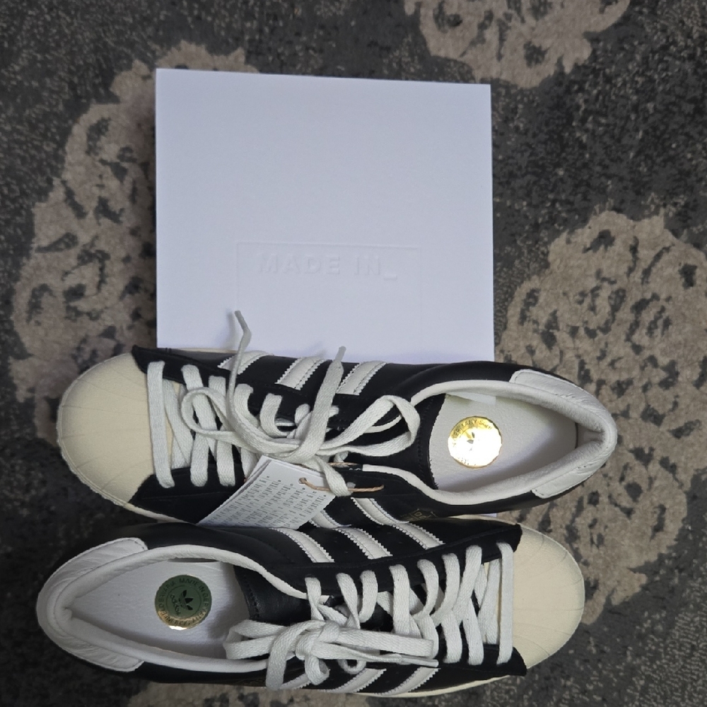 Adidas Made In Germany Suparstar Black And White
